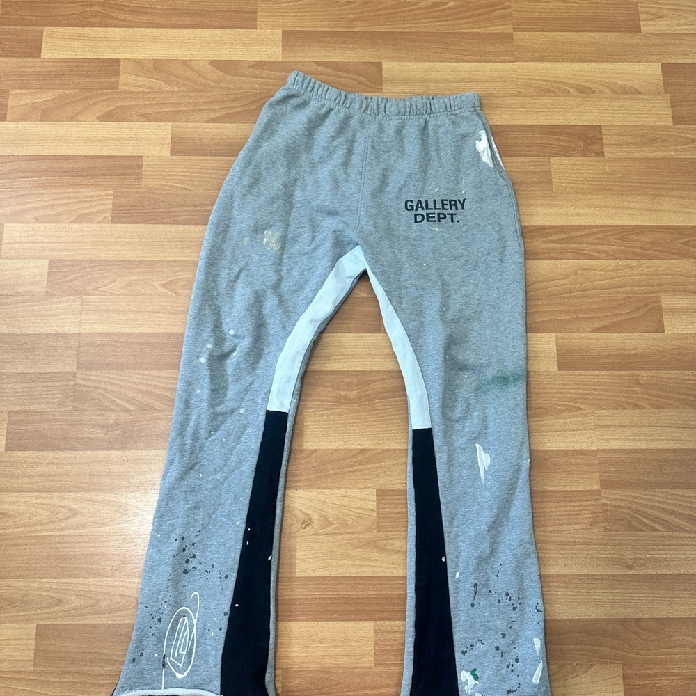 Gallery Dept Gray and Black Sweatpants Joggers